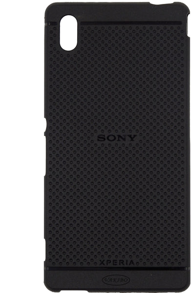 VAKIBO Dotted Design Black Coloured Soft TPU Back Cover Case Suitable for Sony M4