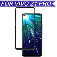 Super Premium Quality Tempered Glass Screen Guard Protector With Black Border Suitable For Vivo Z1 Pro