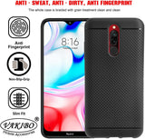 VAKIBO Dotted Design Black Coloured Soft TPU Back Cover Case Suitable for MI Redmi 8