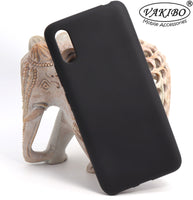 VAKIBO Matte Frosted Black Coloured Soft TPU Back Cover Case Suitable for Mi Redmi 9i SPORT