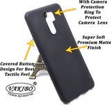 VAKIBO Matte Frosted Black Coloured Soft TPU Back Cover Case Suitable for Mi Poco M2