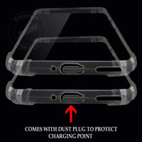 VAKIBO Super Premium Soft TPU Transparent Case With Dustplug,Side Grip,Corner Protection,lanyard Cuts,Camera Protection Suitable for Mi Poco M2