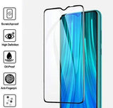Super Premium Quality Tempered Glass Screen Guard Protector With Black Border Suitable For MI Redmi Note 8 Pro