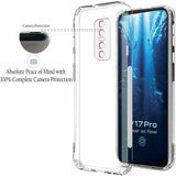 VAKIBO Super Premium Soft TPU Transparent Case With Dustplug,Side Grip,Corner Protection,lanyard Cuts,Camera Protection Suitable for Vivo V17 Pro