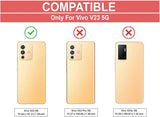 VAKIBO Premium Clear 1.5MM Thick Transparent Soft TPU Rubber Back Cover Case With Camera Protection Suitable for Vivo V23