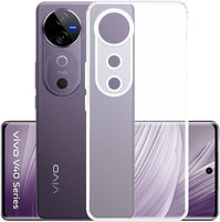 VAKIBO Premium Clear 1.5MM Thick Transparent Soft TPU Rubber Back Cover Case With Camera Protection Suitable for Vivo V40 Pro