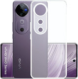 VAKIBO Premium Clear 1.5MM Thick Transparent Soft TPU Rubber Back Cover Case With Camera Protection Suitable for Vivo V40 Pro