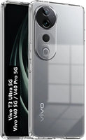VAKIBO Premium Clear 1.5MM Thick Transparent Soft TPU Rubber Back Cover Case With Camera Protection Suitable for Vivo V40