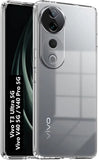VAKIBO Premium Clear 1.5MM Thick Transparent Soft TPU Rubber Back Cover Case With Camera Protection Suitable for Vivo V40 Pro