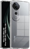 VAKIBO Premium Clear 1.5MM Thick Transparent Soft TPU Rubber Back Cover Case With Camera Protection Suitable for Vivo V40