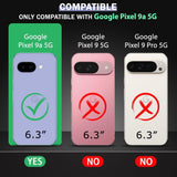 VAKIBO Premium Clear 1.5MM Thick Transparent Soft TPU Rubber Back Cover Case With Camera Protection Suitable for Google Pixel 9A