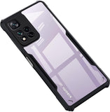 VAKIBO Best Selling Black and Transparent Coloured Made With Soft TPU and Acrylic Back Cover Case With 4 Corner and Camera Protection Suitable for Xiaomi 11i 5G
