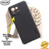 VAKIBO Dotted Black Coloured Made with Silicon Rubber TPU Back Cover Case Suitable for Mi 11 Lite