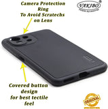 VAKIBO Dotted Black Coloured Made with Silicon Rubber TPU Back Cover Case Suitable for Mi 11 Lite NE