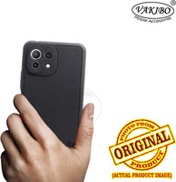 VAKIBO Dotted Black Coloured Made with Silicon Rubber TPU Back Cover Case Suitable for Mi 11 Lite