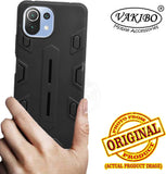 VAKIBO Black Coloured Back Cover Case Suitable for Mi 11 Lite