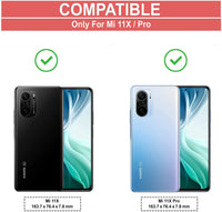 VAKIBO Super Premium Black Border Transparent Case With Corner Protection & Camera Protection Suitable for Mi 11X