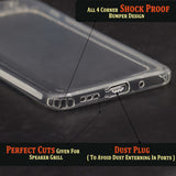 VAKIBO Premium Clear 1.5MM Thick Transparent Soft TPU Rubber Back Cover Case With Camera Protection Suitable for Mi Poco C3