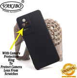 VAKIBO Matte 1.5 MM Thick With Camera Protection Black Coloured Soft TPU Back Cover Case Suitable for Mi Poco F4