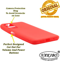 VAKIBO Red Coloured Back Cover Case Suitable for Mi Redmi 9 Power