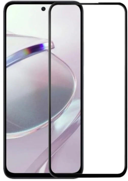 Super Premium Quality Tempered Glass Screen Guard Protector With Black Border Suitable For Mi Redmi 12 4G,Mi Redmi 12 5G