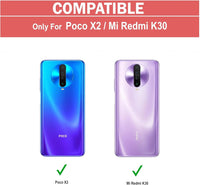 VAKIBO Premium Clear 1.5MM Thick Transparent Soft TPU Rubber Back Cover Case With Camera Protection Suitable for Poco X2