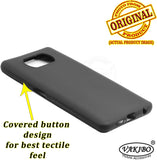 VAKIBO Matte Frosted Black Coloured Soft TPU Back Cover Case Suitable for Mi Poco X3