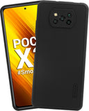 VAKIBO Dotted Black Coloured Made with Silicon Rubber TPU Back Cover Case Suitable for Mi Poco X3