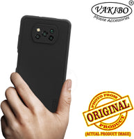 VAKIBO Dotted Black Coloured Made with Silicon Rubber TPU Back Cover Case Suitable for Mi Poco X3 Pro