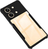 VAKIBO Super Premium Black Border Transparent Case With Corner Protection & Camera Protection Suitable for Mi Poco X6 Neo