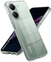 VAKIBO Premium Clear 1.5MM Thick Transparent Soft TPU Rubber Back Cover Case With Camera Protection Suitable for Mi Poco X7 Pro