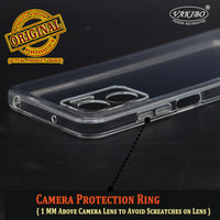 VAKIBO Premium Clear 2MM Thick Transparent Soft TPU Rubber Back Cover Case With Camera Protection Suitable for Mi Redmi 11 Prime 5G