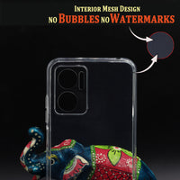 VAKIBO Premium Clear 2MM Thick Transparent Soft TPU Rubber Back Cover Case With Camera Protection Suitable for Mi Redmi 11 Prime 5G