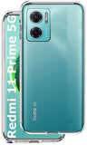 VAKIBO Premium Clear 2MM Thick Transparent Soft TPU Rubber Back Cover Case With Camera Protection Suitable for Mi Redmi 11 Prime 5G