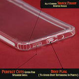 VAKIBO Premium Clear 1.5MM Thick Transparent Soft TPU Rubber Back Cover Case With Camera Protection Suitable for Mi Redmi 11 Prime 5G