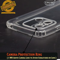 VAKIBO Premium Clear 1.5MM Thick Transparent Soft TPU Rubber Back Cover Case With Camera Protection Suitable for Mi Redmi 12C