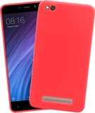 VAKIBO Matte 1.5 MM Thick With Camera Protection Red Coloured Soft TPU Rubber Back Cover Case Suitable for MI Redmi 4A