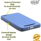 VAKIBO Matte 1.5 MM Thick With Camera Protection Steel Blue Coloured Soft TPU Rubber Back Cover Case Suitable for MI Redmi 4A