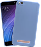 VAKIBO Matte 1.5 MM Thick With Camera Protection Steel Blue Coloured Soft TPU Rubber Back Cover Case Suitable for MI Redmi 4A