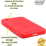 VAKIBO Red Coloured Back Cover Case Suitable for Mi Redmi 5A