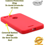VAKIBO Matte 1.5 MM Thick With Camera Protection Red Coloured Soft TPU Rubber Back Cover Case Suitable for Mi Redmi 6