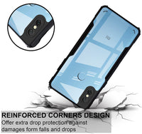VAKIBO Super Premium Black Border Transparent Case With Corner Protection & Camera Protection Suitable for Mi Redmi 6 Pro