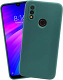 VAKIBO Matte 1.5 MM Thick With Camera Protection Green Coloured Soft TPU Rubber Back Cover Case Suitable for Mi Redmi 7
