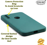VAKIBO Matte 1.5 MM Thick With Camera Protection Green Coloured Soft TPU Rubber Back Cover Case Suitable for Mi Redmi 7