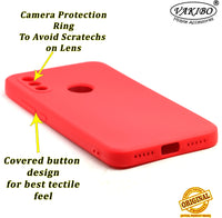 VAKIBO Matte 1.5 MM Thick With Camera Protection Red Coloured Soft TPU Rubber Back Cover Case Suitable for Mi Redmi 7
