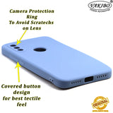 VAKIBO Matte 1.5 MM Thick With Camera Protection Steel Blue Coloured Soft TPU Rubber Back Cover Case Suitable for Mi Redmi Y3