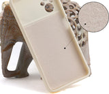 VAKIBO Matte 1.5 MM Thick With Camera Protection Cream White Coloured Soft TPU Rubber Back Cover Case Suitable for Mi Poco C51