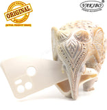 VAKIBO Matte 1.5 MM Thick With Camera Protection Cream White Coloured Soft TPU Rubber Back Cover Case Suitable for Mi Poco C51