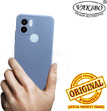 VAKIBO Matte 1.5 MM Thick With Camera Protection Steel Blue Coloured Soft TPU Rubber Back Cover Case Suitable for Mi Redmi A1 Plus