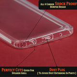 VAKIBO Super Premium Soft TPU Transparent Case With Dustplug,Side Grip,Corner Protection,lanyard Cuts,Camera Protection Suitable for Mi Poco C51